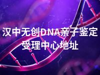 汉中无创DNA亲子鉴定受理中心地址