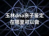 玉林dna亲子鉴定在哪里可以做