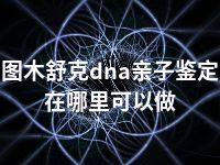 图木舒克dna亲子鉴定在哪里可以做