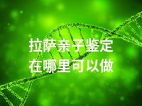 拉萨亲子鉴定在哪里可以做