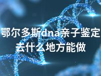 鄂尔多斯dna亲子鉴定去什么地方能做