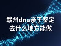 赣州dna亲子鉴定去什么地方能做