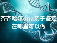 齐齐哈尔dna亲子鉴定在哪里可以做