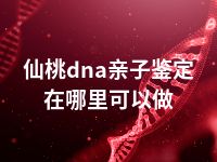 仙桃dna亲子鉴定在哪里可以做