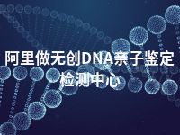 阿里做无创DNA亲子鉴定检测中心