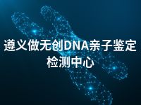 遵义做无创DNA亲子鉴定检测中心