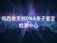 鸡西做无创DNA亲子鉴定检测中心