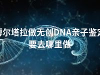 博尔塔拉做无创DNA亲子鉴定要去哪里做