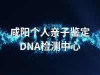 咸阳个人亲子鉴定DNA检测中心