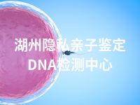 湖州隐私亲子鉴定DNA检测中心