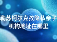 克孜勒苏柯尔克孜隐私亲子鉴定机构地址在哪里