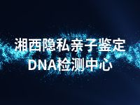 湘西隐私亲子鉴定DNA检测中心