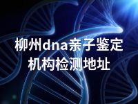 柳州dna亲子鉴定机构检测地址