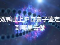 双鸭山上户口亲子鉴定到哪里去做