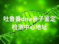 吐鲁番dna亲子鉴定检测中心地址