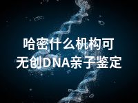 哈密什么机构可无创DNA亲子鉴定