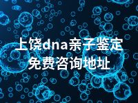 上饶dna亲子鉴定免费咨询地址