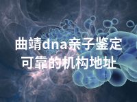 曲靖dna亲子鉴定可靠的机构地址