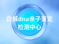 白城dna亲子鉴定检测中心