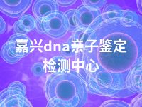 嘉兴dna亲子鉴定检测中心