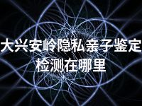 大兴安岭隐私亲子鉴定检测在哪里