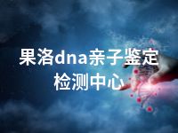 果洛dna亲子鉴定检测中心