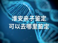 淮安亲子鉴定可以去哪里鉴定