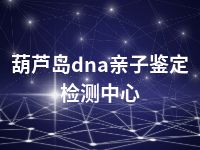 葫芦岛dna亲子鉴定检测中心