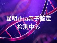 昆明dna亲子鉴定检测中心