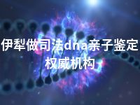 伊犁做司法dna亲子鉴定权威机构