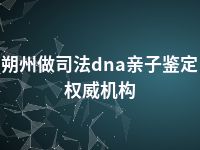 朔州做司法dna亲子鉴定权威机构