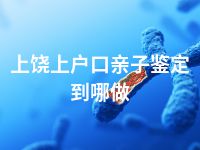 上饶上户口亲子鉴定到哪做