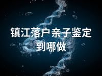 镇江落户亲子鉴定到哪做