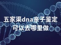 五家渠dna亲子鉴定可以去哪里做