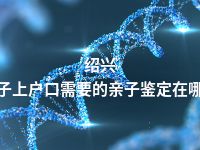 绍兴孩子上户口需要的亲子鉴定在哪做